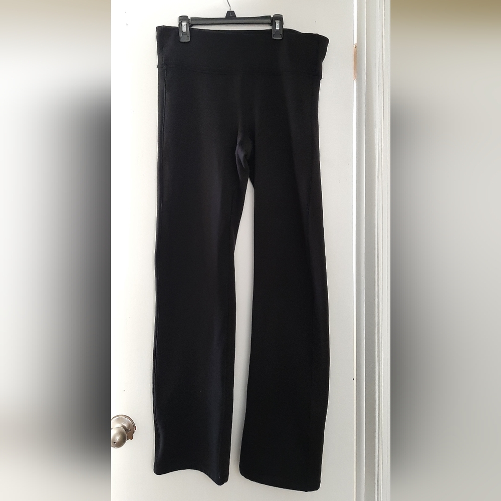 Athleta Altitude Edge Pant Stretch Fleece Lined Black Legging LT